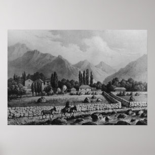 Guanta, von "Historia de Chile", 1854 Poster