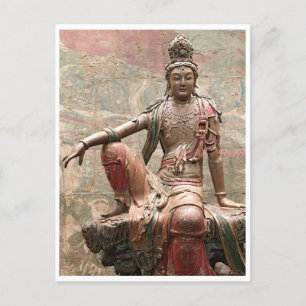 Guanyin Bodhisattva Antiker chinesischer Buddhismu Postkarte