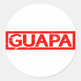 Guapa-Briefmarke Runder Aufkleber