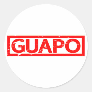 Guapo Briefmarke Runder Aufkleber