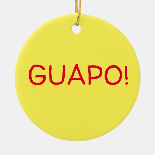 Guapo Keramik Ornament (Vorne)