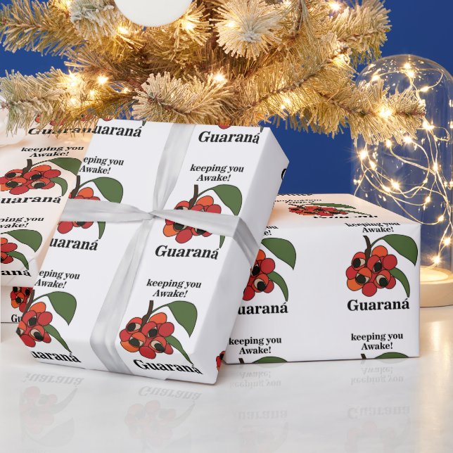 Guarana Plant Botanical Geschenkpapier (Feiertage)