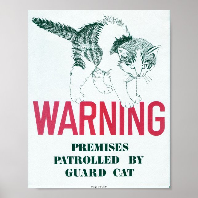 Guard Cat Poster (Vorne)