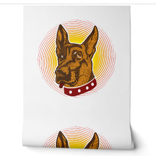 Guard Dog Belgisch Malinois Shepherd Tapete