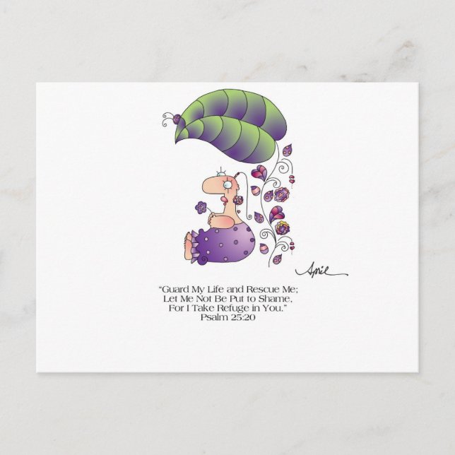 GUARD MY LIFE Postcard bis April McCallum Postkarte (Vorderseite)