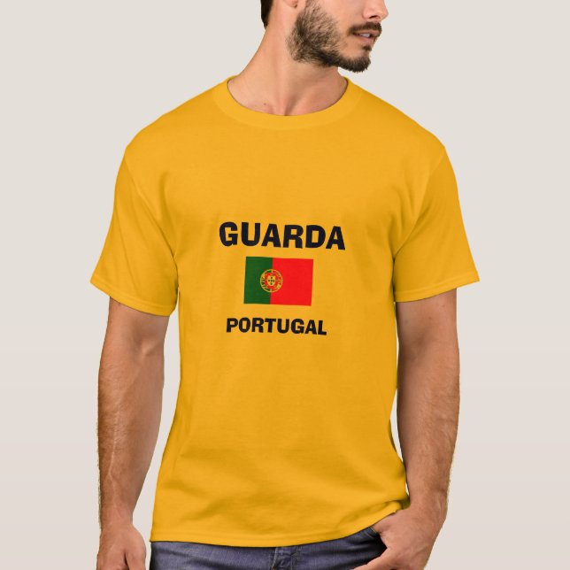 Guarda* Portugal Flaggen-Shirt T-Shirt (Vorderseite)