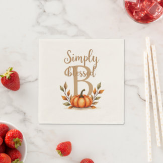 Guardanapos de Papel "Simply Blessed" Serviette