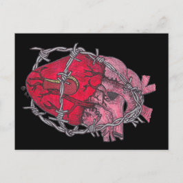 GUARDED HEART POSTKARTE