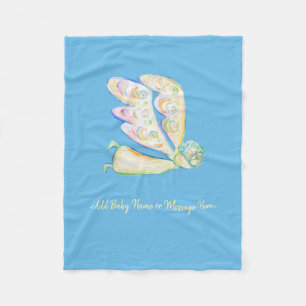 Guardian Angel Art Custom Soft Fleece Blanken