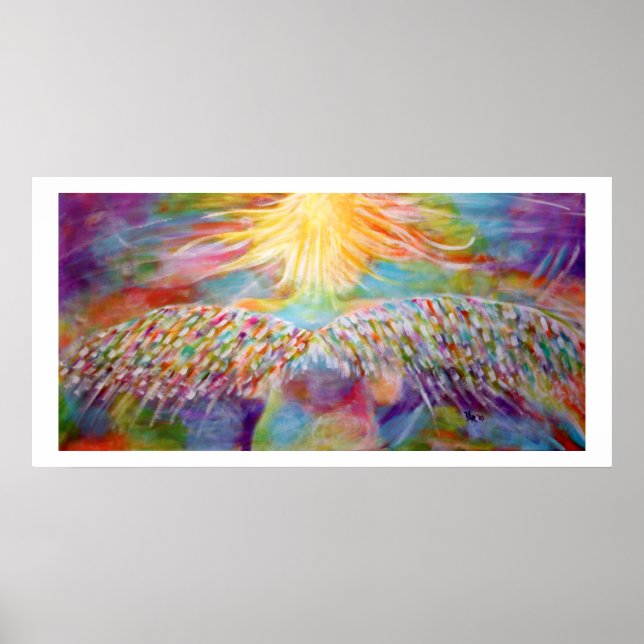 "Guardian" Angel Art Print Poster (Vorne)