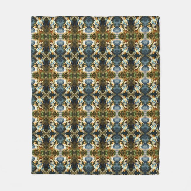 GUARDIAN ANGEL Bernhard Plockhorst 1886 Fleece Bla (Vorderseite)