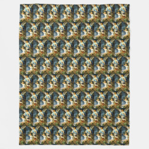 GUARDIAN ANGEL Bernhard Plockhorst 1886 Fleece Bla