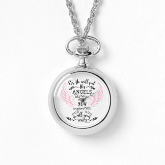 Guardian Angel Bible Verse Religious Armbanduhr
