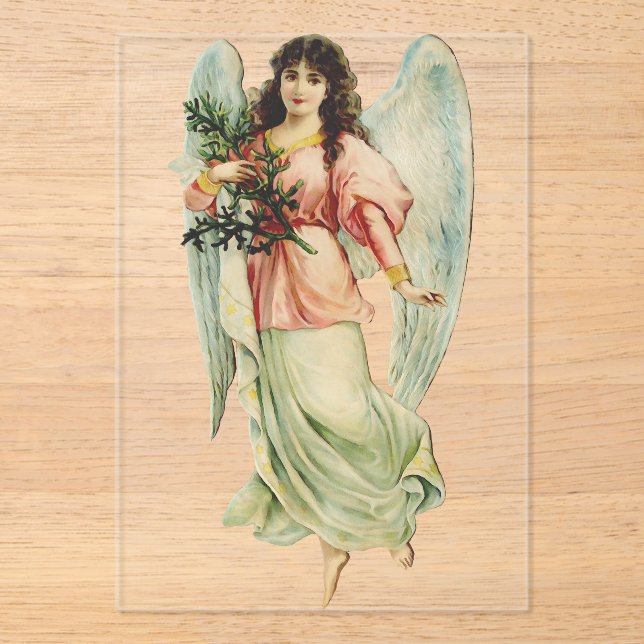 Guardian Angel Divine Watchfulness & Grace Art Acryleinladungen (Vorderseite)