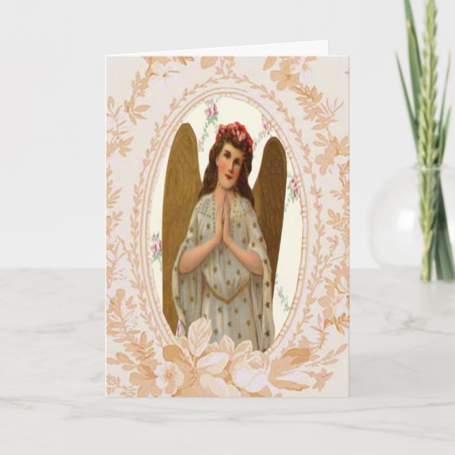 Guardian Angel Easter Card Feiertagskarte (Vorderseite)