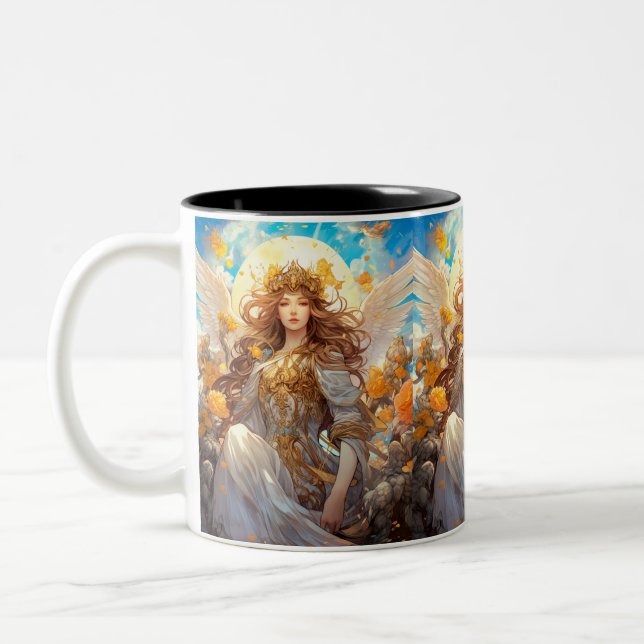 Guardian Angel G-18 Zweifarbige Tasse (Links)