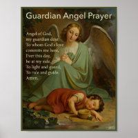Guardian Angel Gebet für Boys Poster