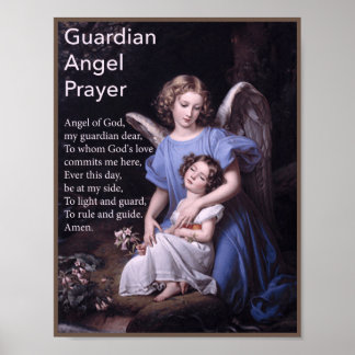 Guardian Angel Gebet für Girls-Poster Poster