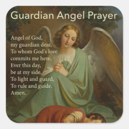 Guardian Angel Gebet mit Boy Sticker