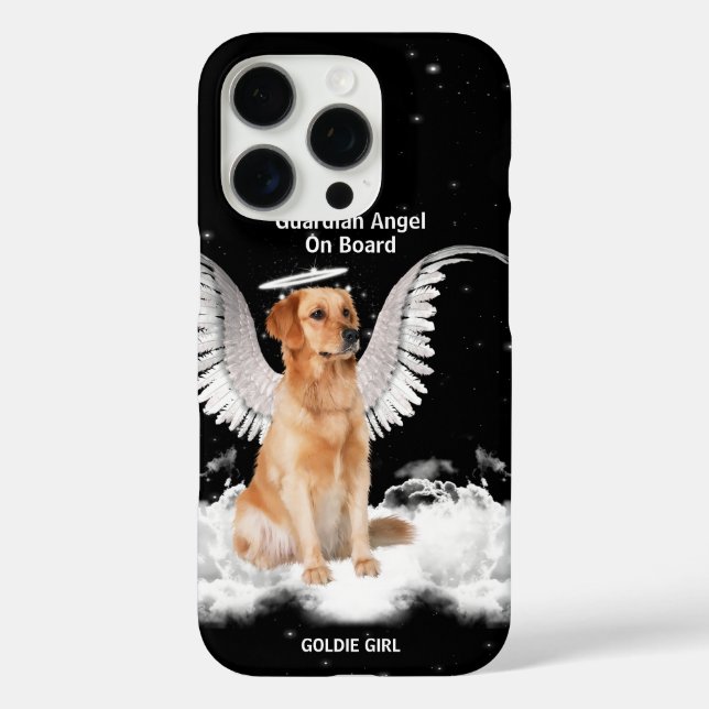 Guardian Angel Golden Retreiver mit Flügeln Case-Mate iPhone Hülle (Rückseite)