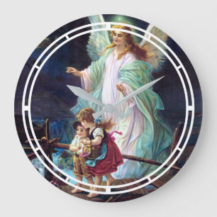Guardian Angel Große Wanduhr