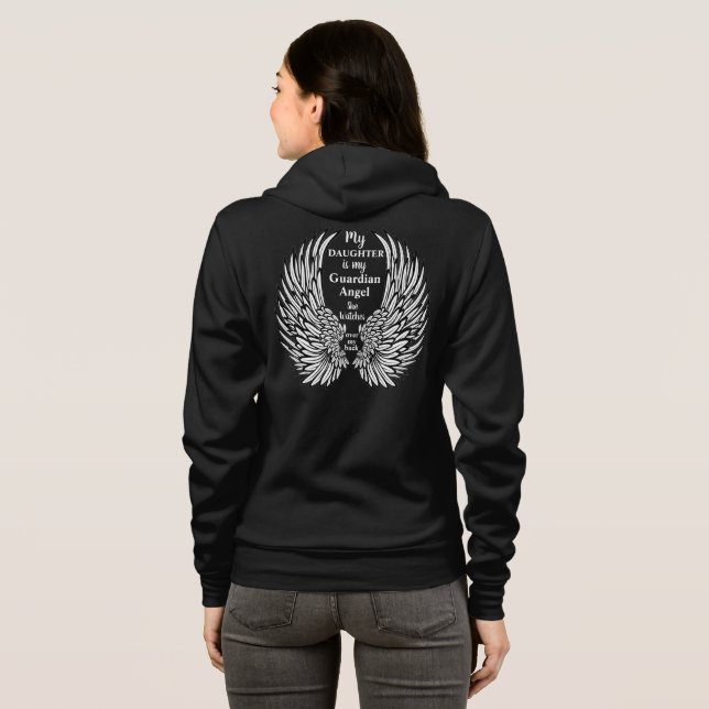 Guardian Angel  Hoodie (Schwarz voll)