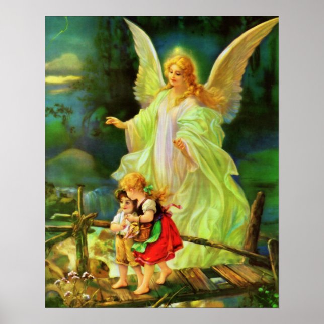 Guardian Angel Image Print Poster (Vorne)