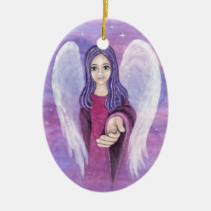 Guardian Angel Keramikornament