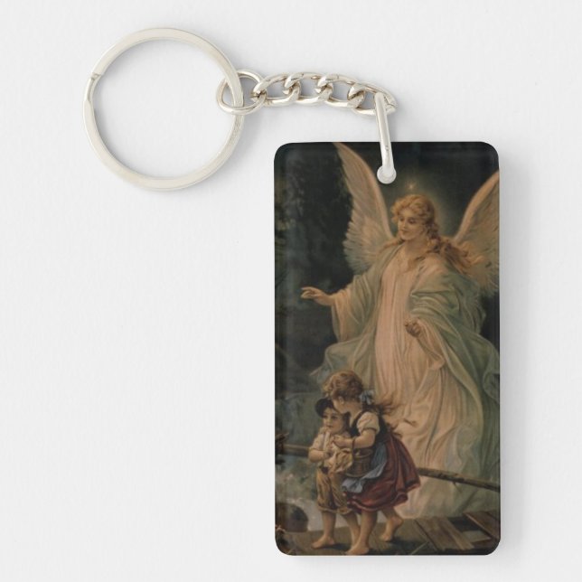Guardian Angel Magnet Schlüsselanhänger (Vorderseite)
