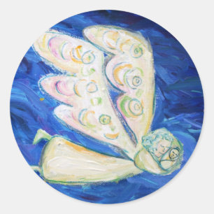 Guardian Angel mit Baby Art Custom Stickers