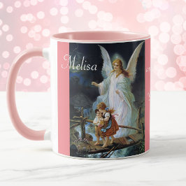 Guardian Angel mit Name Geschenk Kaffee Tee Cup Ta Tasse