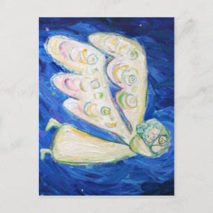 Guardian Angel mit Schlafen Baby Art Postkarten