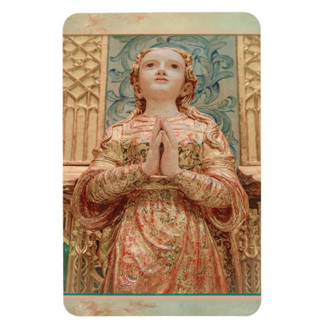 Guardian Angel painting Magnet (Vertikal)