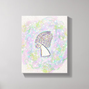 Guardian Angel Painting Wrapped Canvas Art Leinwanddruck