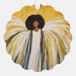 Guardian Angel Paper Ornament Card Karte