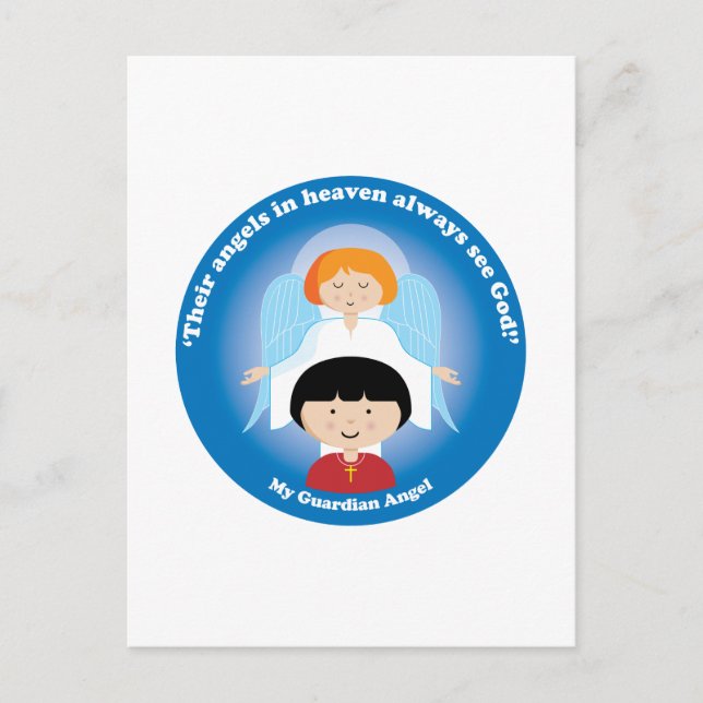 Guardian Angel Postkarte (Vorderseite)