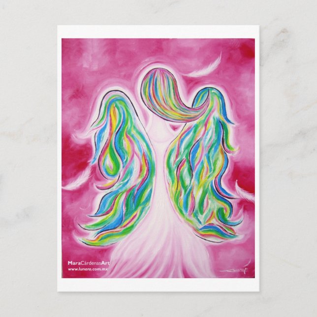 Guardian Angel Postkarte (Vorderseite)