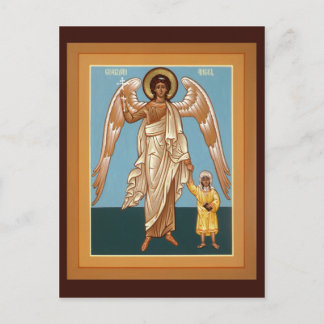 Guardian Angel Prayer Card Postkarte