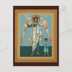 Guardian Angel Prayer Card Postkarte