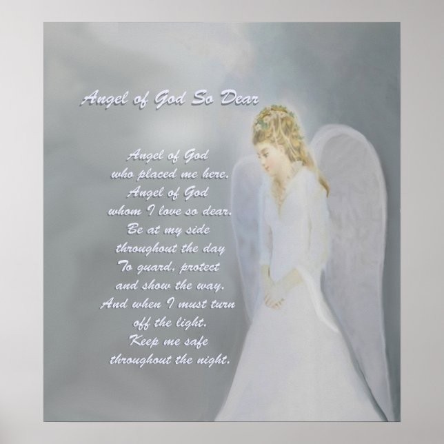 Guardian Angel Prayer Poster (Vorne)