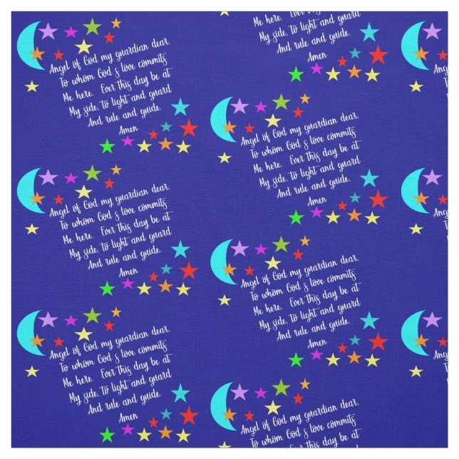 Guardian Angel Prayer Stoff (Muster)