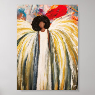 Guardian Angel Premium Leinwand Poster (12x18)
