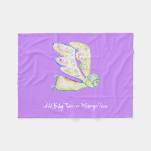 Guardian Angel Soft Fleece Custom Baby Blankets