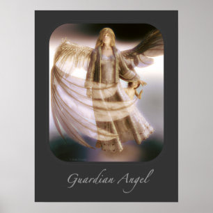 Guardian Angel und Kind Poster