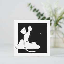 Guardian Cat Feiertagskarte