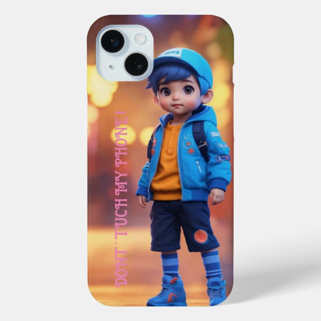 : "Guardian Chibi: 4D Animated Niedlich Boy Phone  Case-Mate iPhone Hülle (Rückseite)