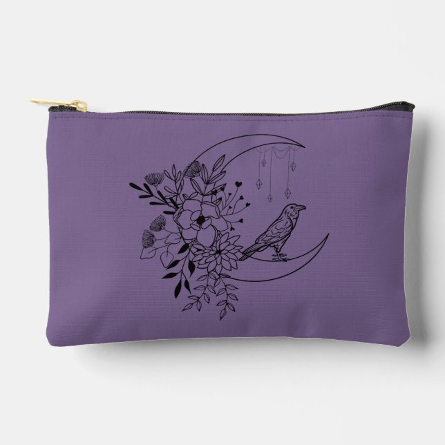 Guardian Crow Zipper Pouch Tarot Card Beutel (Vorderseite)