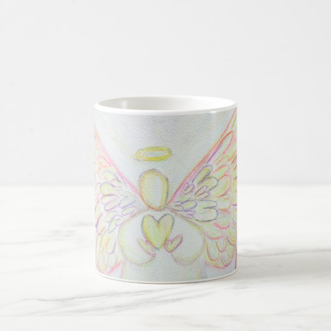 Guardian Engel of Hearts Art Custom Coffee Tasse C (Mittel)