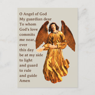 Guardian Engelgebet Postkarte