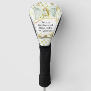 Guardian Engelsillustrierung mit Zitat von Frauen Golf Headcover